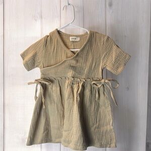 Tan Vera Dress for Kids